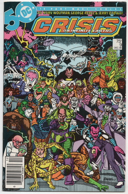 Crisis On Infinite Earths 9 DC 1985 VF George Perez Marv Wolfman Guy Gardner New
