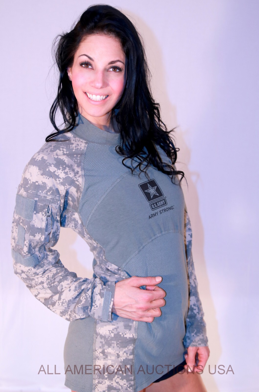 MASSIF FLAME RESISTANT FR ARMY COMBAT SHIRT ARMY LOGO ACU