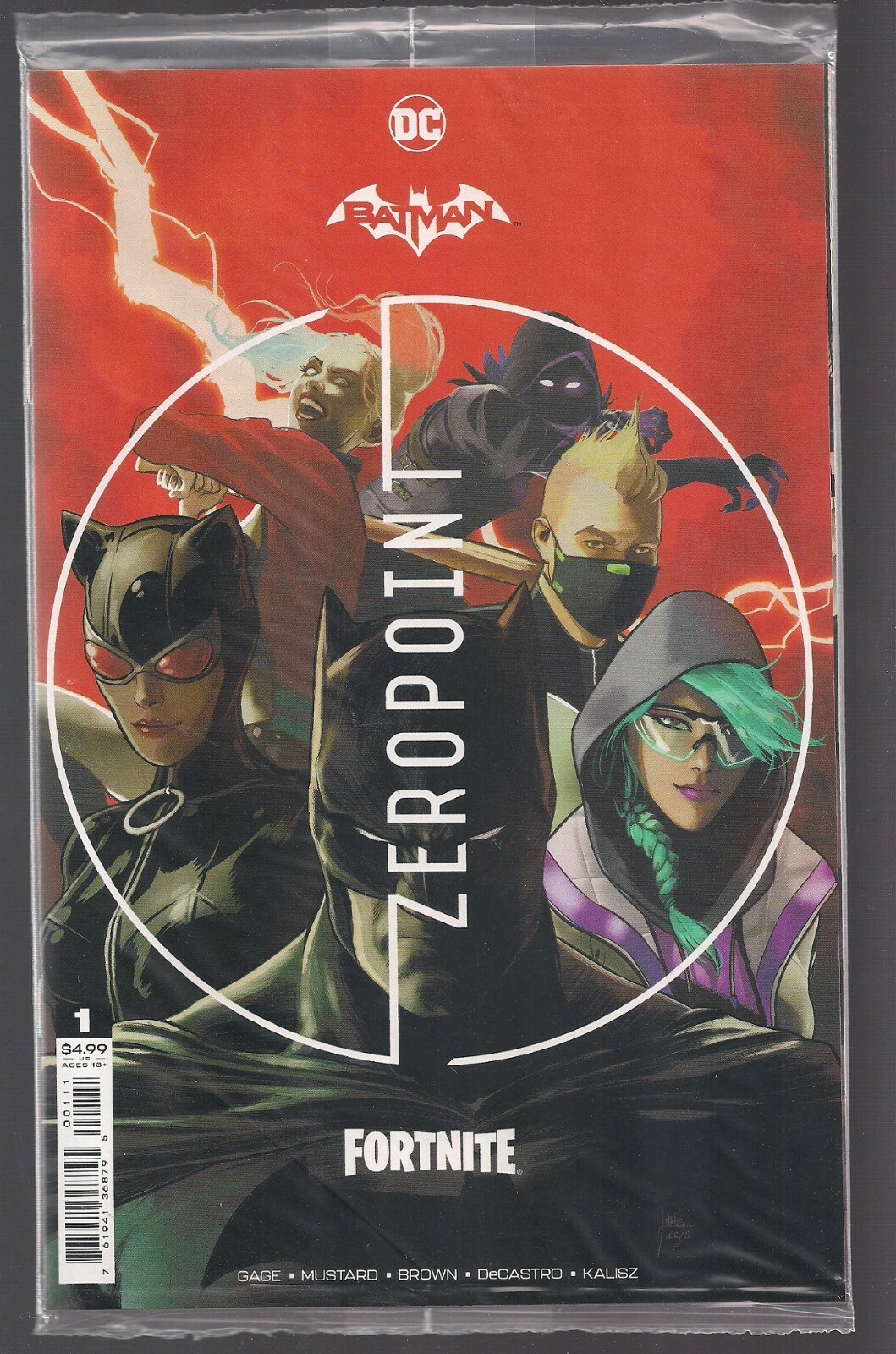 コード未使用 BATMAN FORTNITE ZEROPOINT ハーレイクイン Batman Fortnite Zero Point 1 by Mikel Janin. Sealed Harley