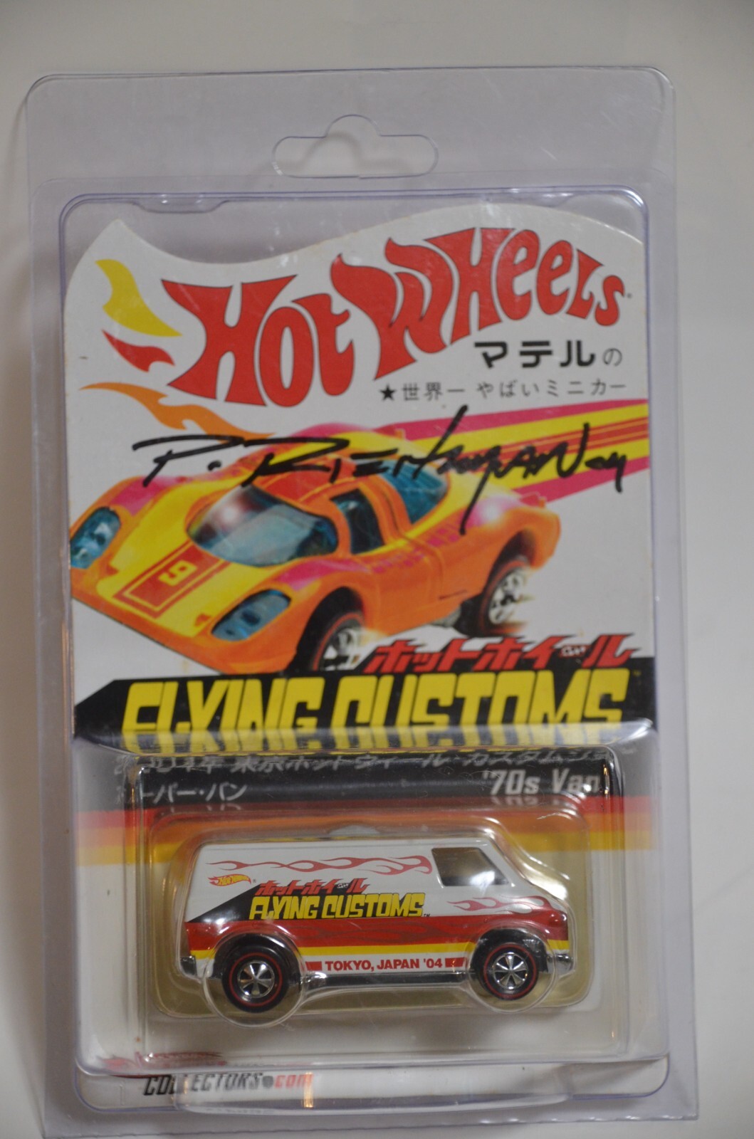 HOTWHEELS☆FLYING CUSTOMS '70s VAN☆ミニカー