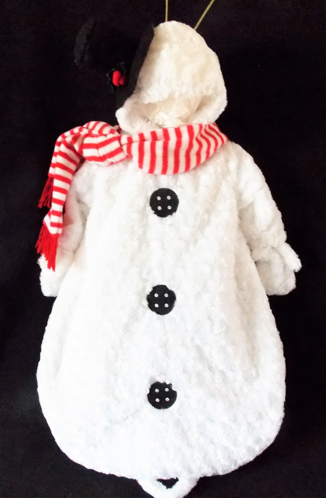 Miniwear Snowman Baby Bunting Costume 0-9 Mo Halloween Winter Christmas Costume