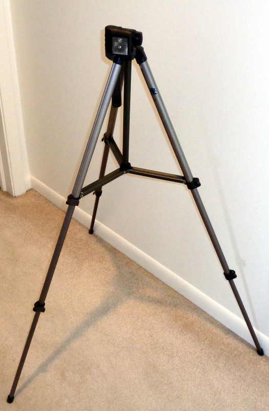 ABT ELECTRONICS Photo/Video Camera Telescoping Aluminum 50" Tripod + Bag