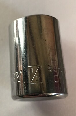 Stanley 1/2'' x 1/4'' Dr Standard  Socket 6 Pt # 86-030 Chrome Finish Free Ship