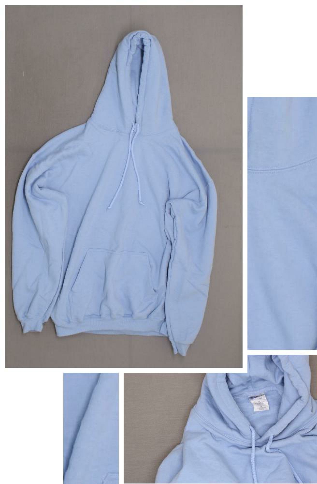 gildan light blue hoodie