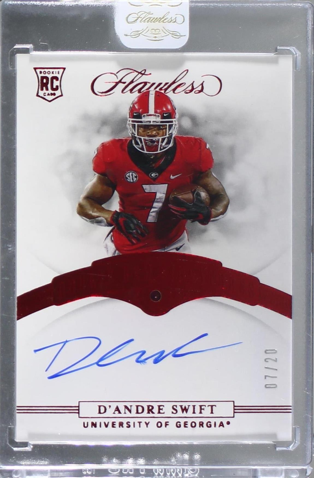 2020 Panini Flawless Collegiate D'Andre Swift #109