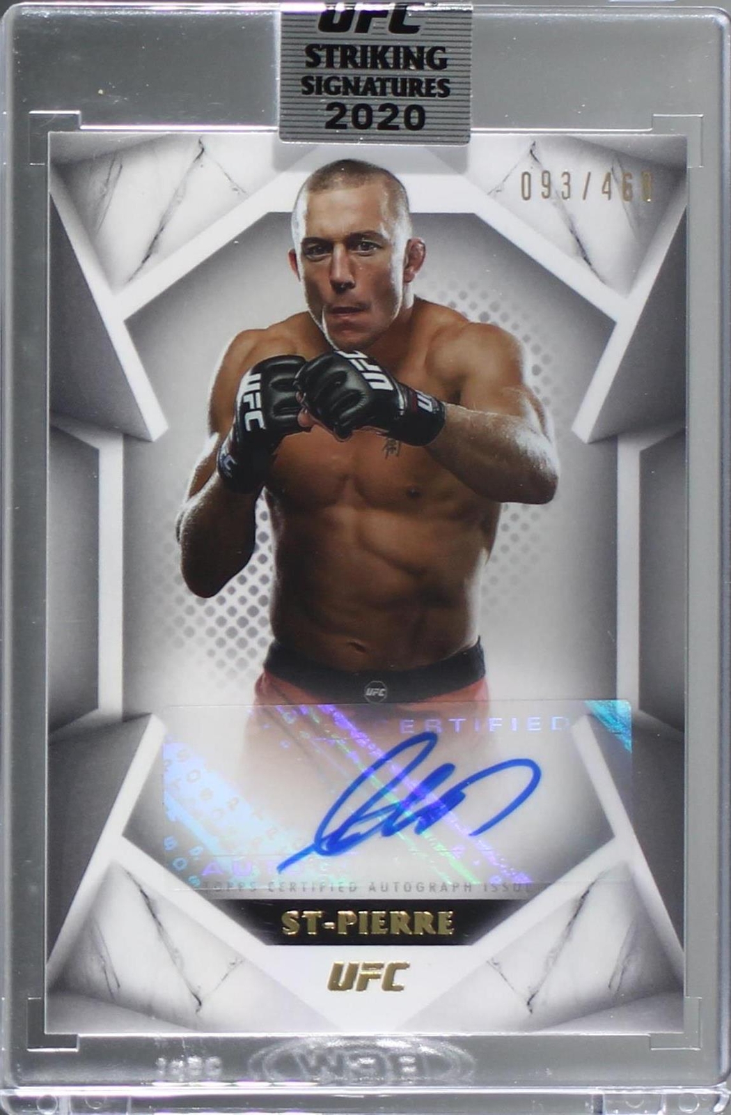 Boîte Hobby Topps UFC Striking Signatures 2020 - Cartes à Collectionner MMA