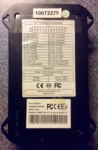 ROSTRA PRECISION CONTROLS BLUETOOTH REPLACEMENT MODULE ONLY CARBT-1234