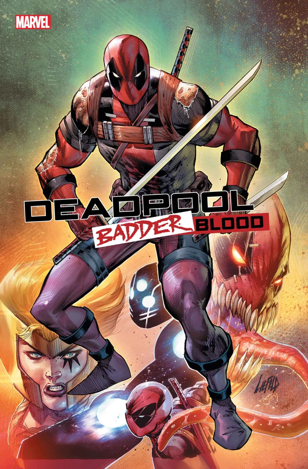 アメコミ・英語版　デッドプール　DEADPOOL: BAD BLOOD Amazon.com: Deadpool: Bad Blood: 9781302901530: Liefeld, Rob