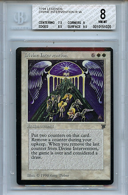 MTG Legends Divine Intervention BGS 8.0 NM-MT Magic card