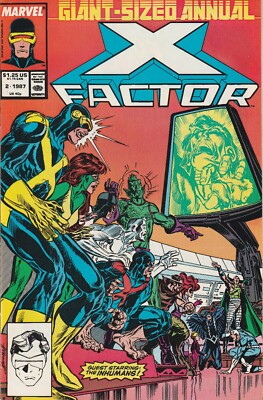 X-FACTOR ANNUAL #2 (1987) JO DUFFY / TOM GRINDBERG ~ NM