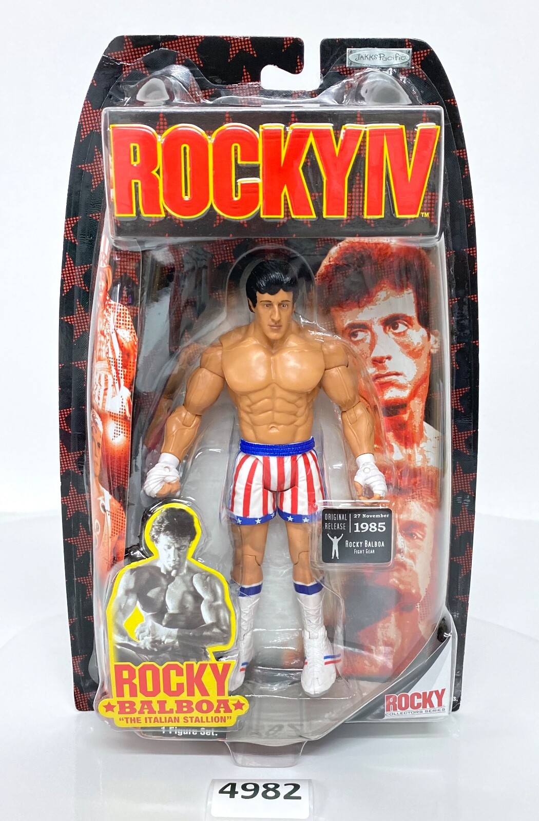 Rocky IV Movie Rocky Balboa Pre Fight Gear Locker Room Jakks