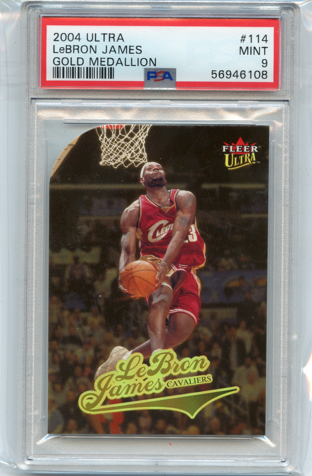 2004-05 FLEER ULTRA #114 LEBRON JAMES 