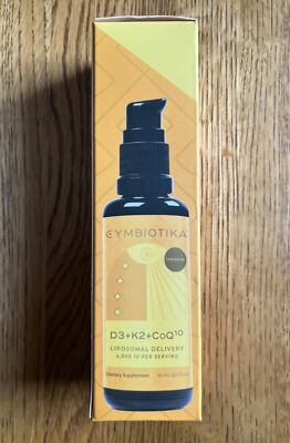 Cymbiotika Vitamin D3 + K2 + CoQ10 - 4000 IU- Liposomal Delivery - Free Shipping