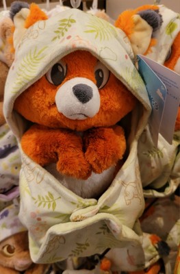 Disney Parks RENEWED Baby Tod Fox & The Hound In a Blanket Pouch Plush 2023