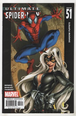 Ultimate Spider-Man #51 (Feb 2004, Marvel) [Black Cat] Bendis, Mark Bagley D