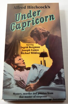 1991 ALFRED HITCHOCOCK UNDER CAPRICORN 1949 VHS TAPE STARRING INGRID BERGMAN