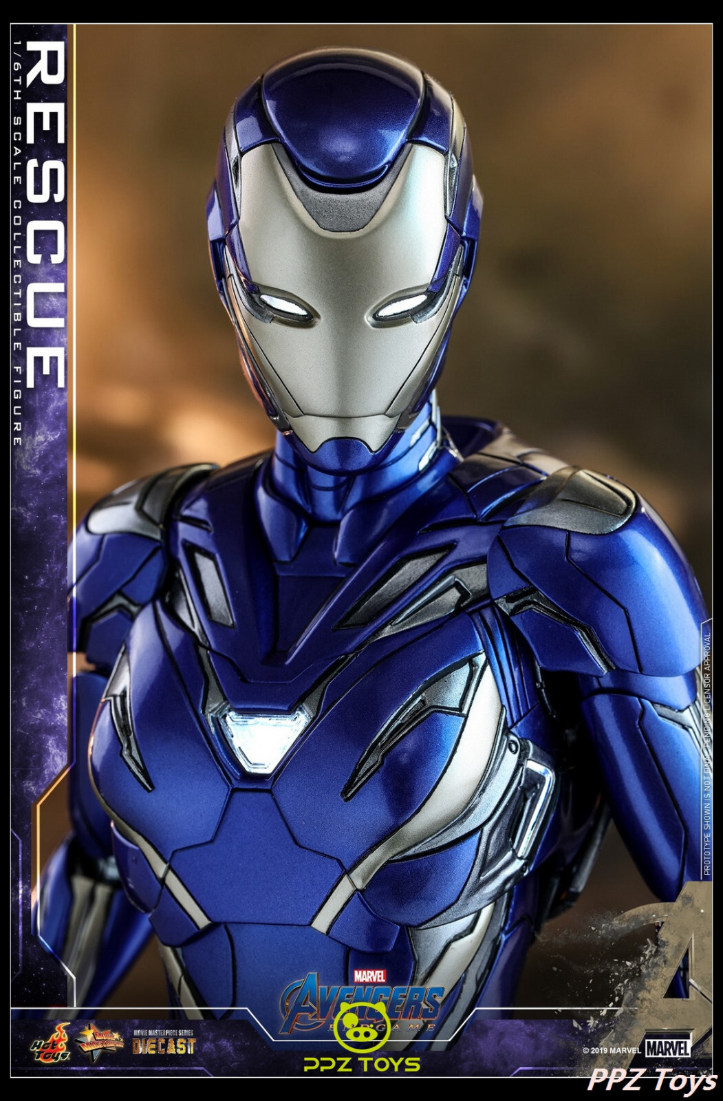 未使用】ホットトイズHotToysアイアンマン MK 49 1/6 レスキュー