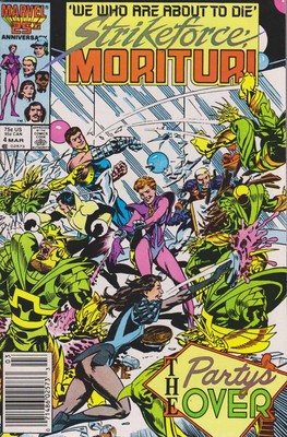 Strikeforce: Morituri #4 (Newsstand) VG; Marvel | low grade - We Who Are About T