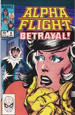 Alpha Flight #8 Vol. 1 (1983-1994) Marvel Comics,Mid Grade