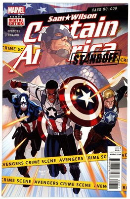 Captain America: Sam Wilson (2015) #8 NM- Standoff Tie-In