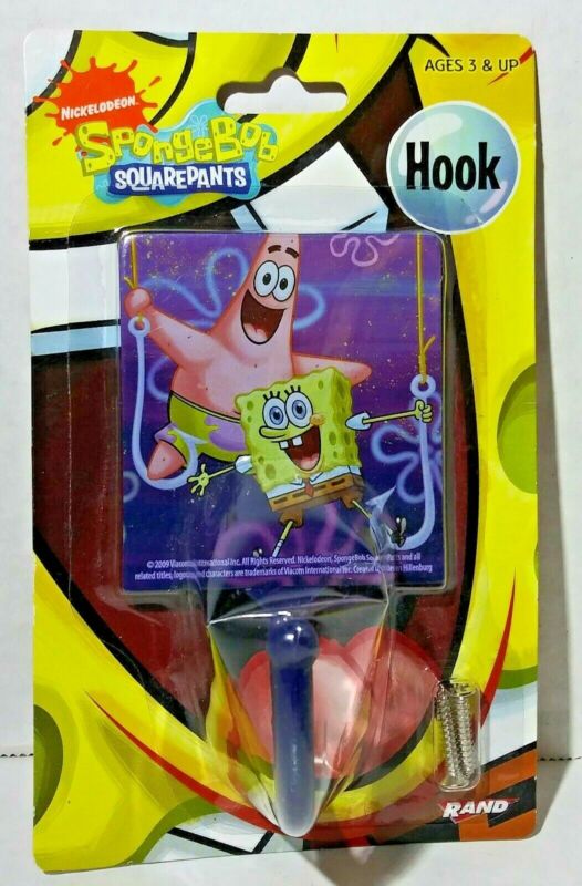 Spongebob Squarepants Wall Hook NEW Rand Nickelodeon Spongebob & Patrick 2009