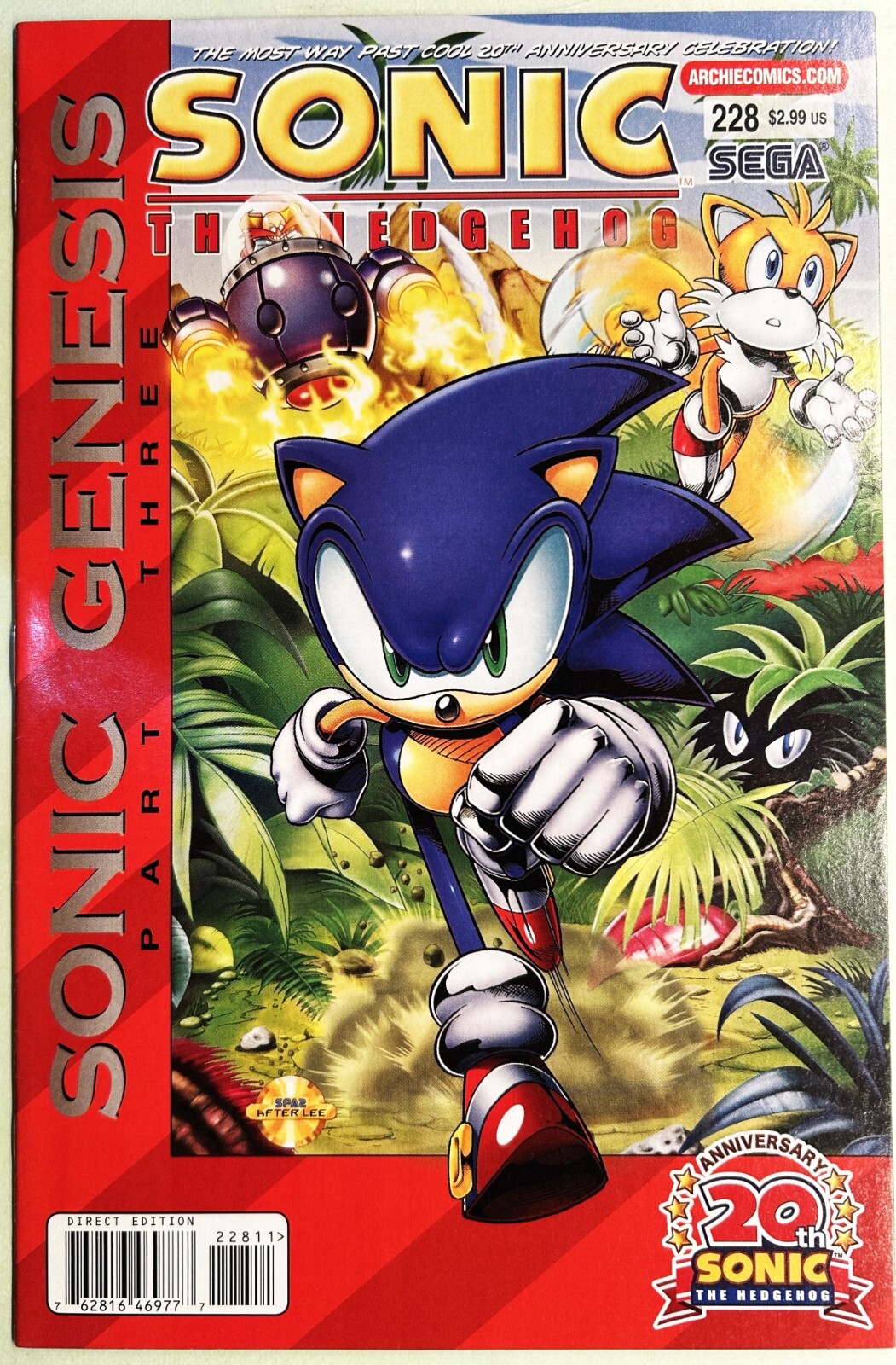 SONIC The HEDGEHOG Comic Book #228 October 2011 GENESIS