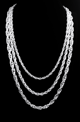 Customized silver chains sale