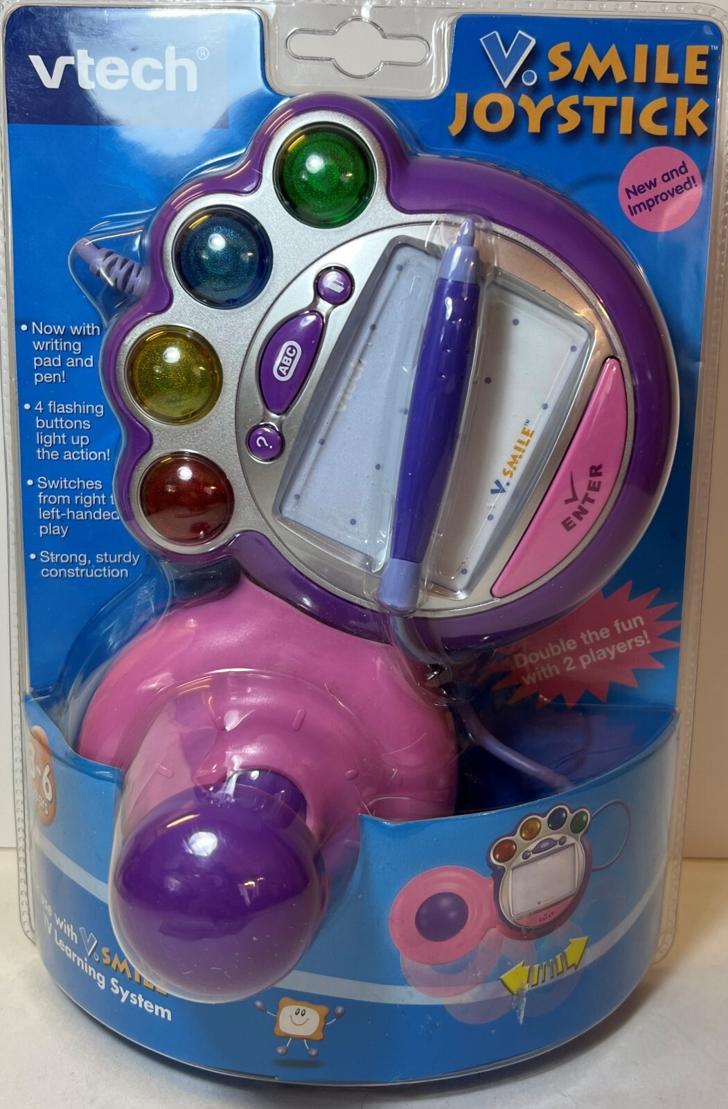 NEW Vtech V.Smile Joystick in Pink & Purple Learning System