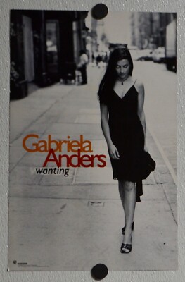 Gabriela Anders   Wanting (11x17) Original Promotional Poster  1998
