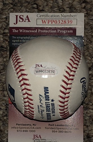 Lee Majors Signed MLB Baseball W/ “Col Steve Austin” Inscription JSA