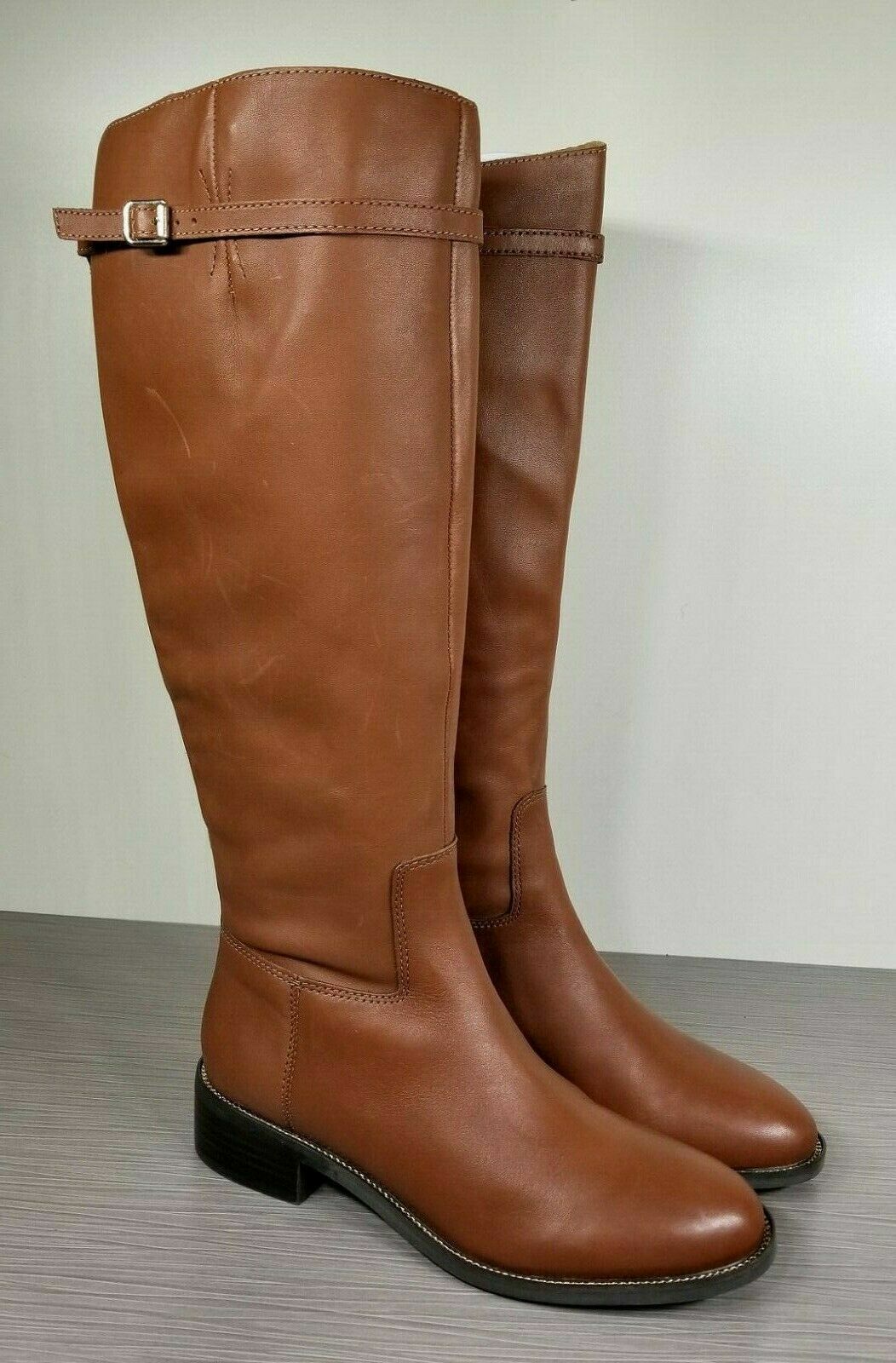 Franco Sarto Barbara Tall Boot, Scotch Leather, Womens Size 5    $200