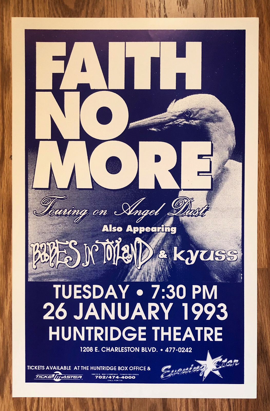 Faith No More Concert Poster 1993 | eBay