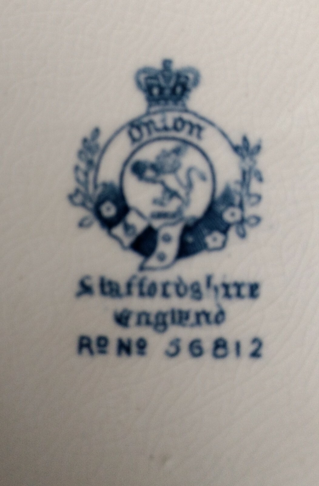 Set of 2 ~ “Blue Onion” ~ 9