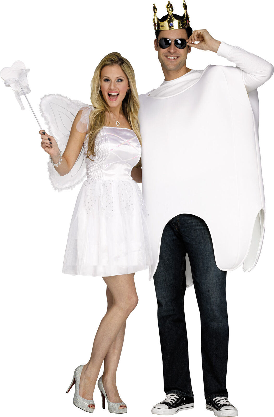 Tooth Fairy and Tooth Adult Couples Costumes Halloween