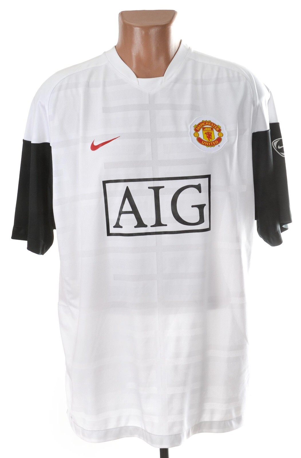 Nike Manchester United ホワイトシャツ Manchester United 2007/2008 NIKE Training Football Shirt Men