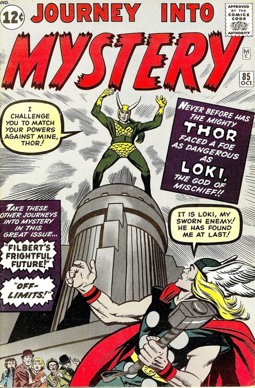 Journey Into Mystery 85 Comic Book Cover Art Giclee Reproduction on Canvas