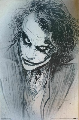 284247 The Joker Sketch PRINT POSTER