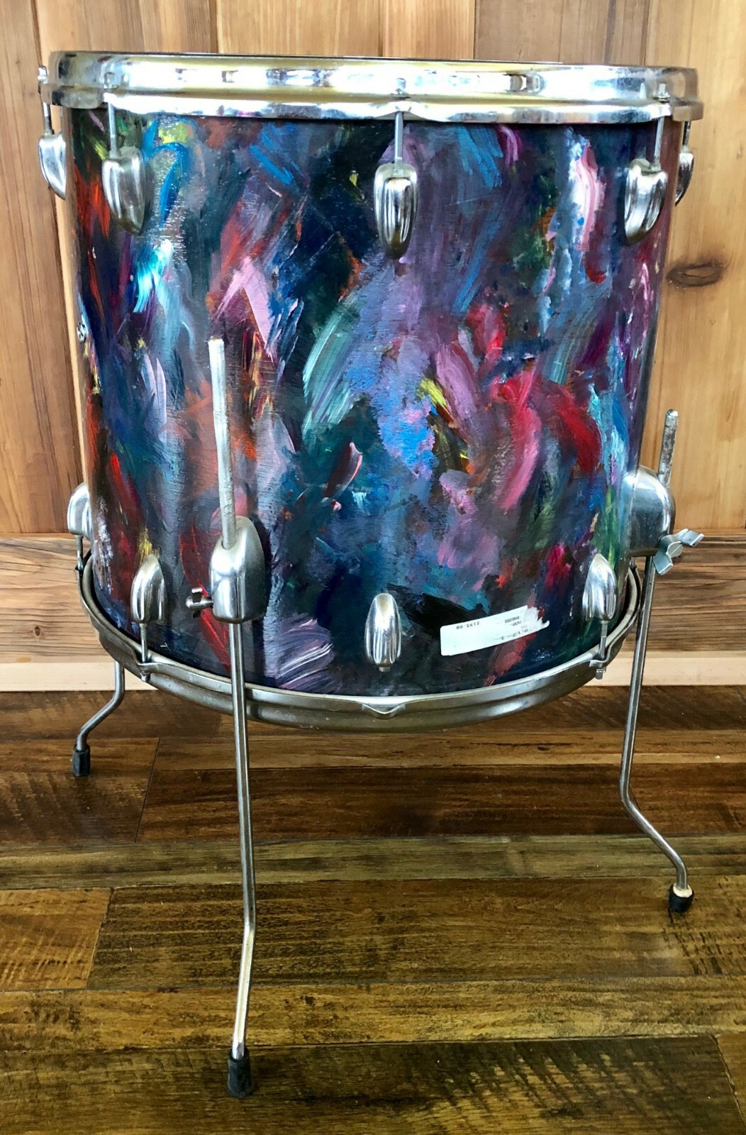 SLINGERLAND 16X18 VINTAGE FLOOR TOM/ 3 PLY/ FAIR COND/SHIPS FAST!/MADE IN USA