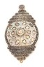 Diamond & Sterling Silver Pendant Vintage Statement Jewellery Diamond TCW 2.40ct.JPG