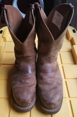 Justin Leather Steel Toe Men's Work 
