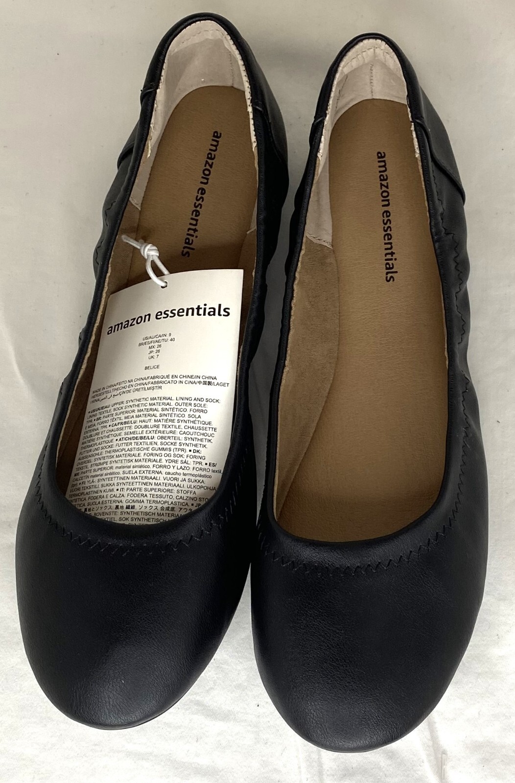 VIP【関税送料無料】希少 FEAR OF GOD BLACK FLATS Amazon Essentials Women's Belice Ballet Flat Black Size 9 | eBay