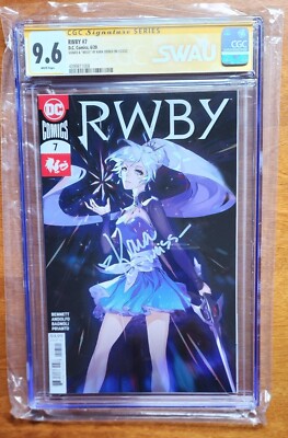 RWBY #7 DC Comics Recalled Issue signed by Kara Eberle Weiss