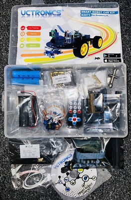 NEW ~ Not Complete ~ Uctronics Freenove 4WD Smart Car Kit WITH Raspberry Pi