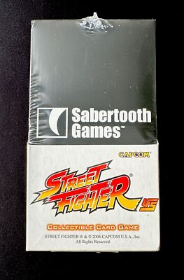 UFS Street Fighter Booster Box Capcom Universal Fighting System Sealed New