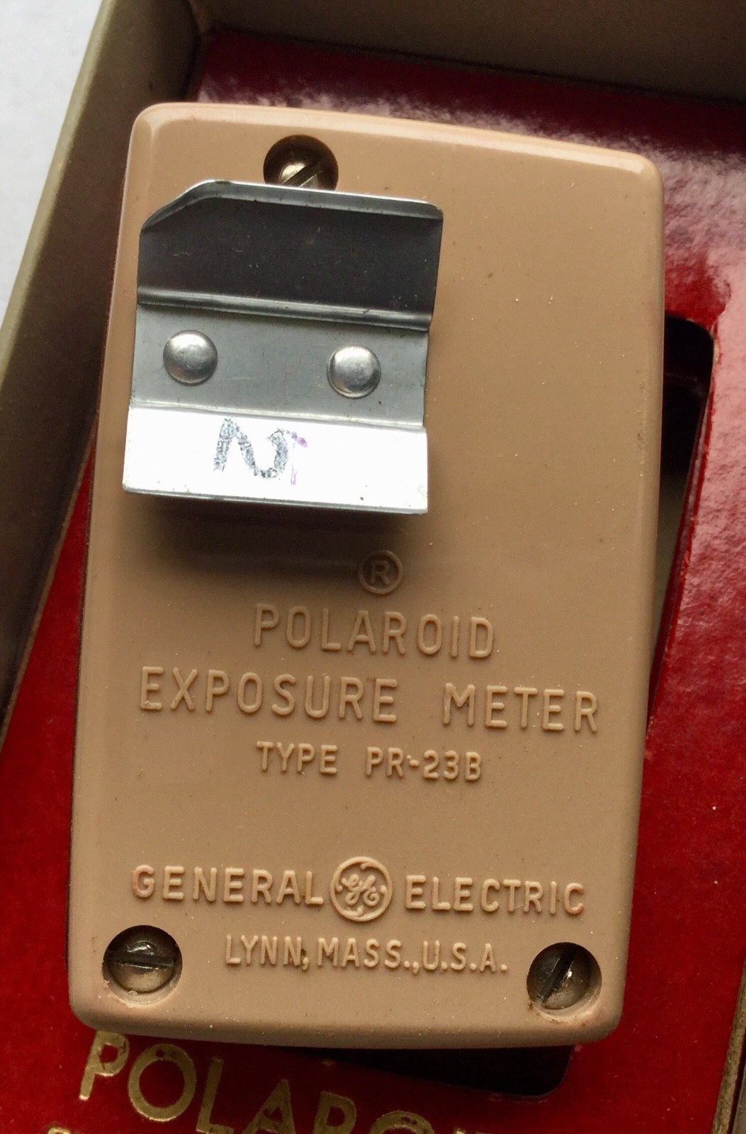 Polaroid Exposure Meter PR-23B In Box With Instructions Untested