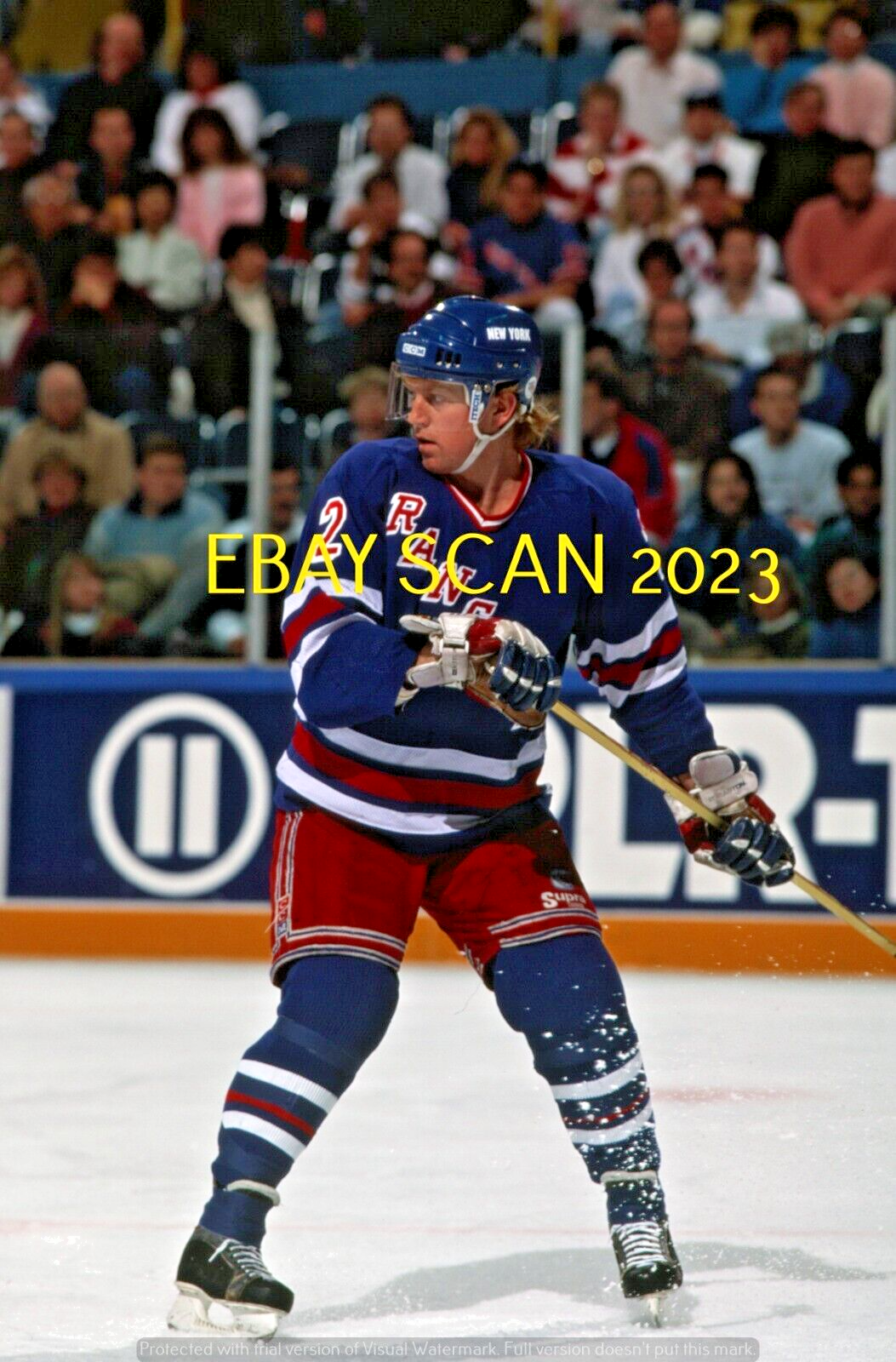■NHL Brian Leetch　ブライアン・リーチ Mirror Blue 1,260 American Brian Leetch Stock Photos, High-Res Pictures