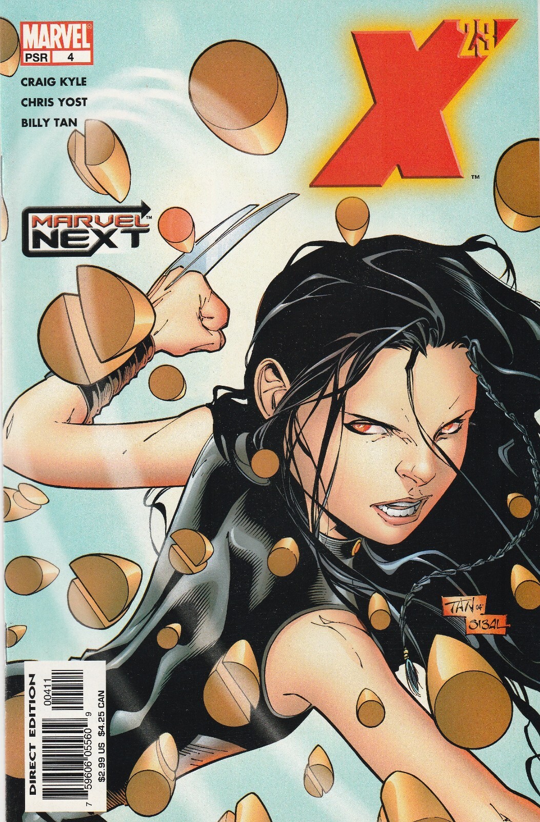 23巻 X-23 #4 X23 (2005) KYLE / YOST / BILLY TAN ART & COVER