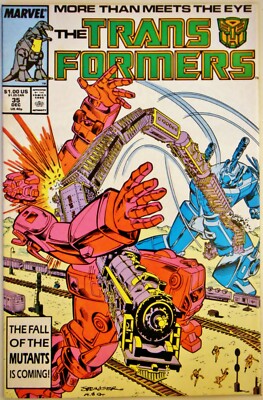 Transformers #35 (Dec. 87') VF+ NM- (9.0) Blaster App./ Springer Cover
