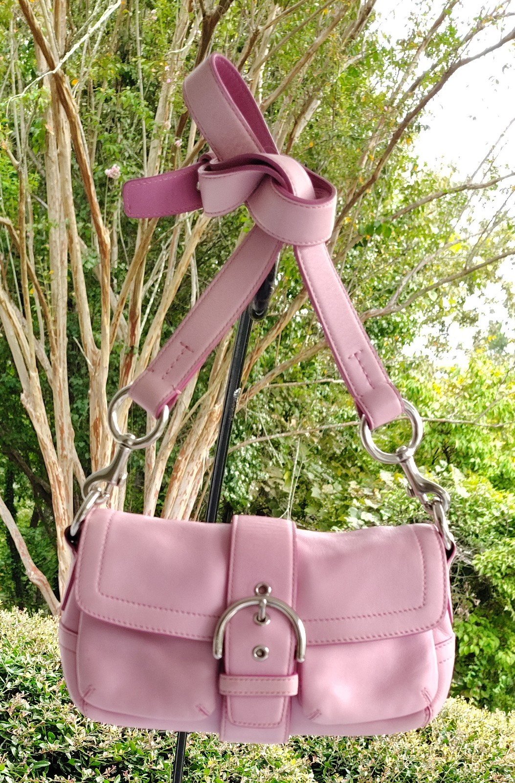 極美 Coach Soho Pink Shoulder Bag Pocket 極美 Coach Soho Pink Shoulder Bag Pocket - メルカリ