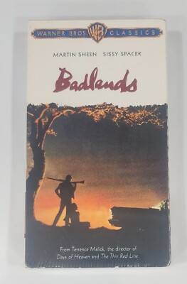 Badlands VHS New Sealed Martin Sheen Sissy Spacek W/ Fast Free Shipping!        
